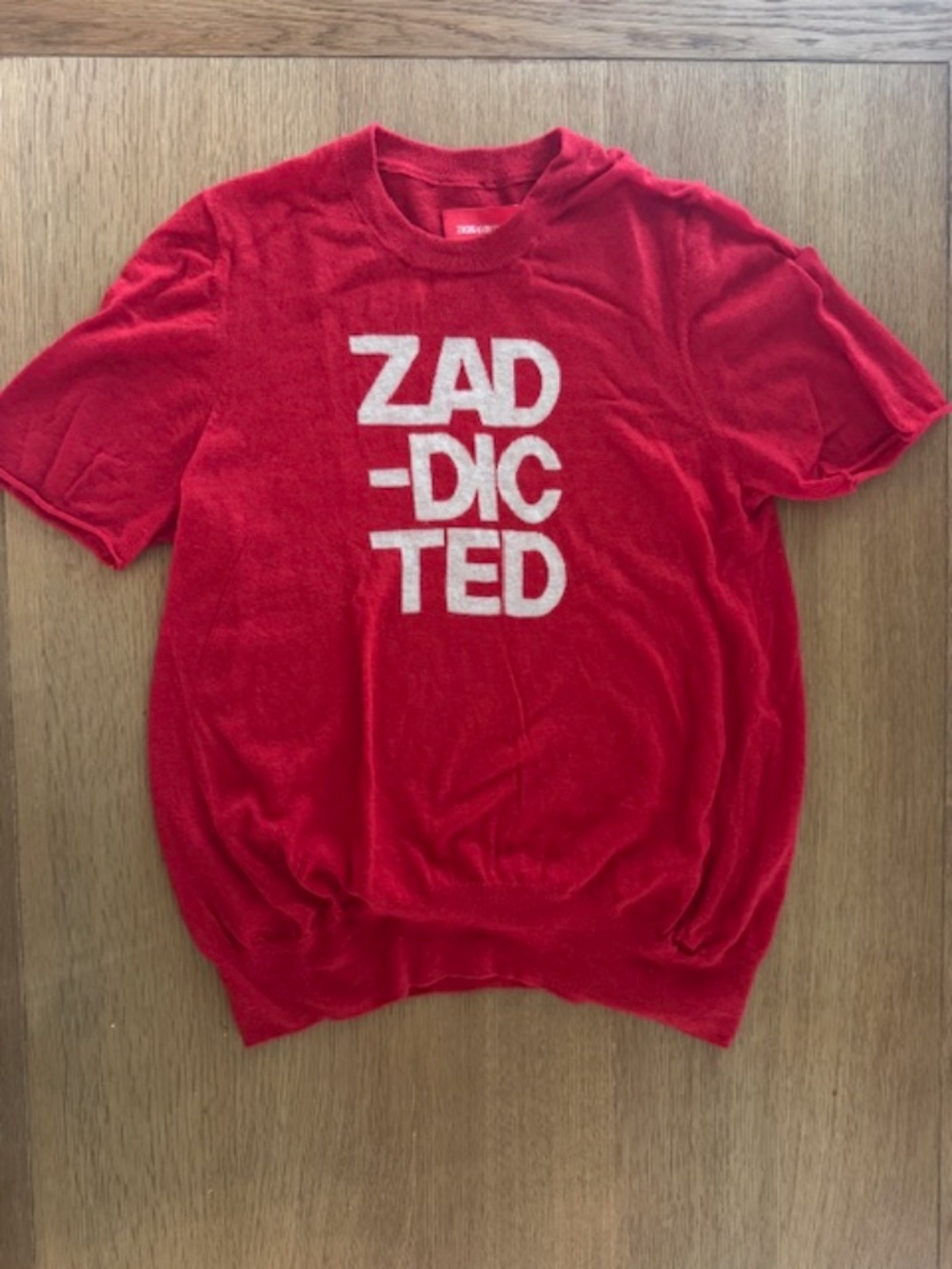 Cashmere Zadig & Voltaire short sleeve sweater. Ida Cashmere Jumper - Picture 6 of 8